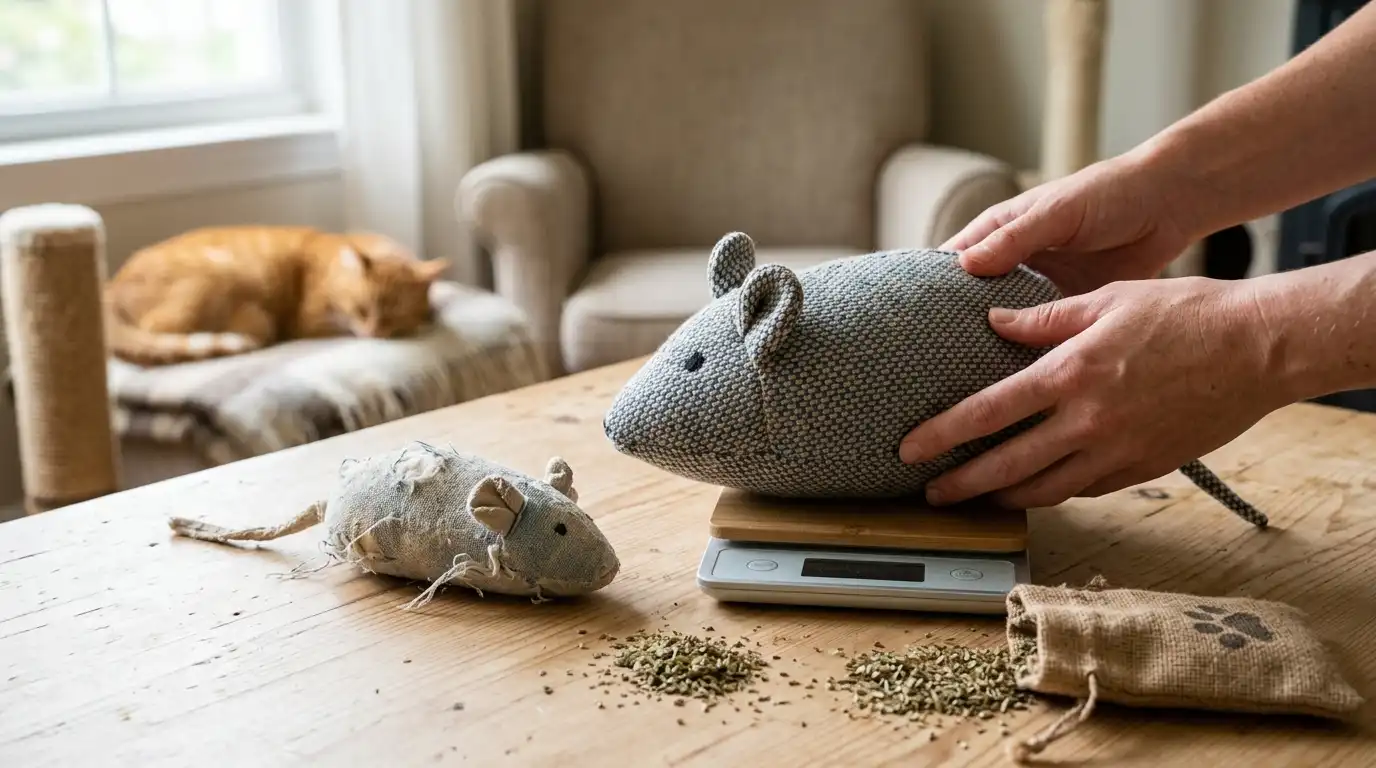 How Much Catnip Should Be in a Toy?